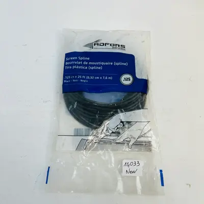 Lot of 7 ADFORS Saint Gobain Screen Spline, .125 in x 25 ft - Thumbnail 1