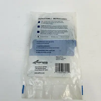 Lot of 7 ADFORS Saint Gobain Screen Spline, .125 in x 25 ft - Thumbnail 2