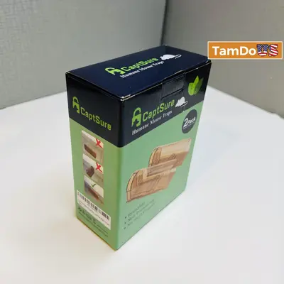 (Lot of 7) CaptSure 2-Pack Humane Mouse Traps Indoor for Home - Thumbnail 9