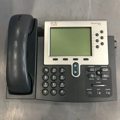 Lot Of 7 Cisco CP-7962G VoIP IP Business Phone - Thumbnail 3
