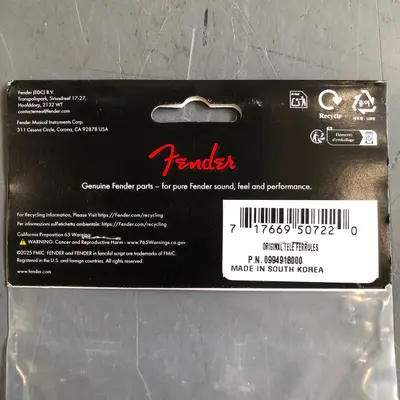 (Lot of 7) Genuine Fender Original Telecaster String Ferrules Chrome 0994918000 - Thumbnail 3