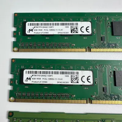 (Lot of 7) Micron 4GB DDR3L 1600MHz PC3L-12800U UDIMM Desktop RAM MT8KTF51264AZ - Thumbnail 4