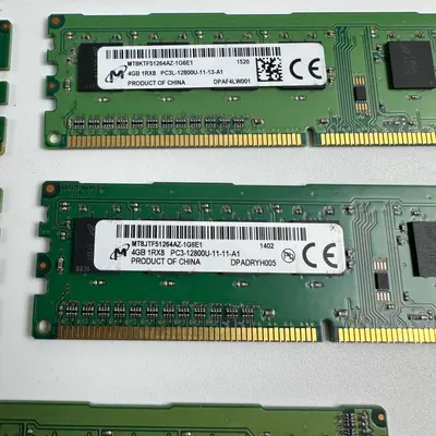 (Lot of 7) Micron 4GB DDR3L 1600MHz PC3L-12800U UDIMM Desktop RAM MT8KTF51264AZ - Thumbnail 6