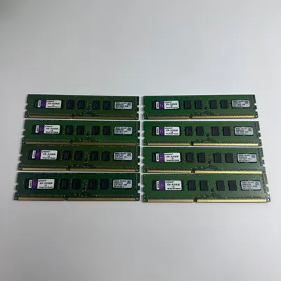 Lot of 8 Kingston 2GB DDR3 1333MHz PC3-10600E ECC Unbuffered RAM KTH-PL313E/2G - Thumbnail 7
