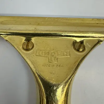Lot of 8 Unger Brass Window Squeegee Handles - Thumbnail 1