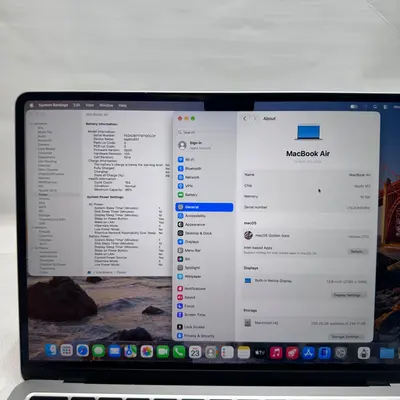 Macbook Air (13-inch, M3, 2024) 10-Core GPU, 16GB, 256GB SSD *Please READ* - Thumbnail 9