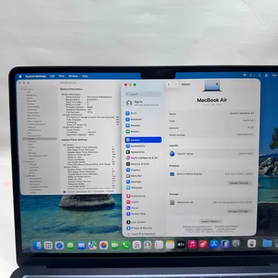 MacBook Air (13-inch, M4, 2025) 10-Core GPU, 16GB, 512GB SSD, Midnight - Thumbnail 10