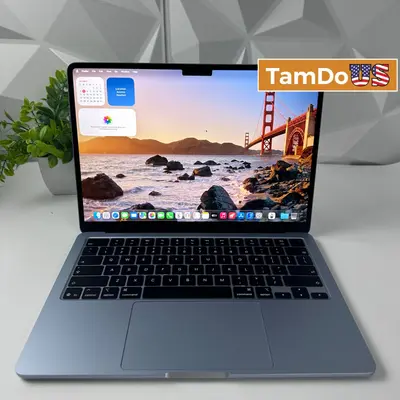 MacBook Air (13-inch, M5) 8-Core GPU, 16GB, 512GB SSD, Sky Blue - Excellent - Real photo at TamDo.us
