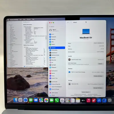 MacBook Air (15-inch, M5) 10-Core GPU, 24GB, 1TB SSD, Sky Blue - Thumbnail 10