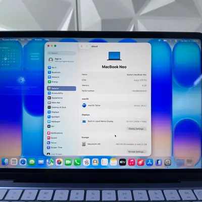 Macbook Neo (13-inch, A18 Pro) 5-Core GPU, 8GB RAM, 512GB SSD, Indigo - Thumbnail 9
