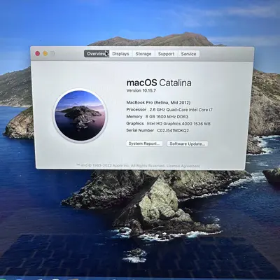 Macbook Pro (15.4" Retina, Mid 2012) Quad-Core i7, 8GB, 256GB, GT 650M *READ* - Thumbnail 9