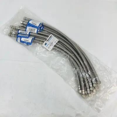 MAINLINE MLB120DWF 3/8" x 3/8" x 20" SS Dishwasher Connector (Lot of 10) - Thumbnail 3