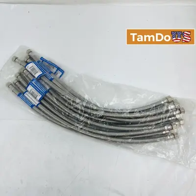 MAINLINE MLB120DWF 3/8" x 3/8" x 20" SS Dishwasher Connector (Lot of 10) - Thumbnail 1