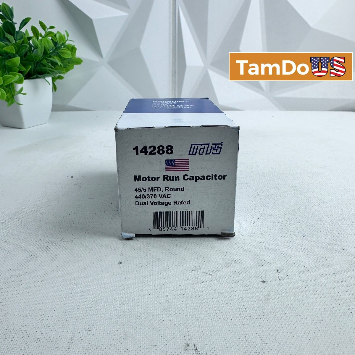 MARS 14288 45+5 MFD 440VAC Dual Run Capacitor Round HVAC AC Motor USA Made - Photo 1 - Real photo at TamDo.us