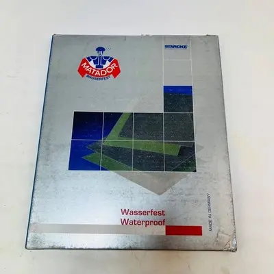 Matador Wasserfest 991A P400 Waterproof Sandpaper FOR Metal Wood Paint Lacquer - Thumbnail 2