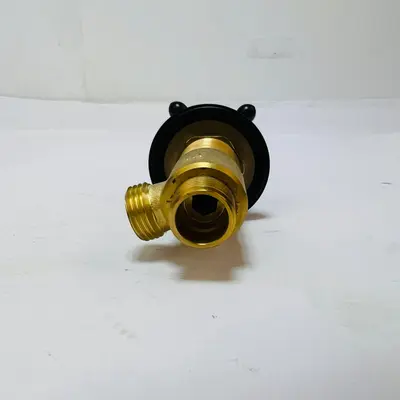 Matte Black Cross Handle Brass Faucet Valve Control Bathroom Basin Sink Tap - Thumbnail 4