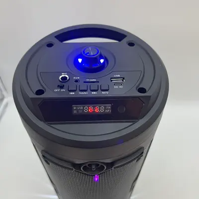 MAX POWER MPD474 PULSE 4 Woofers portable speaker + mic, remote - Thumbnail 2