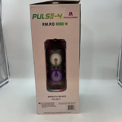 MAX POWER MPD474 PULSE 4 Woofers portable speaker + mic, remote - Thumbnail 6