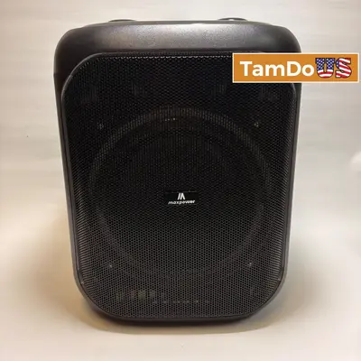Max Power MPD495 Heavy Duty Karaoke Bluetooth Speaker - Thumbnail 1