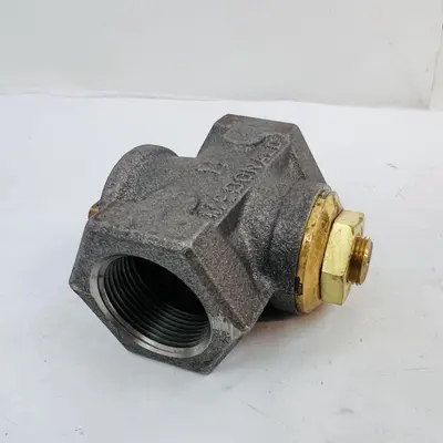 MCDONALD 175G Two Way Shut Off Valve, Cast Iron & Brass - Thumbnail 5