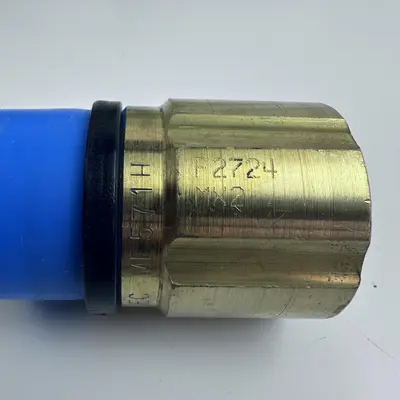MEC ME571H High Capacity Hose End Swivel Check Adapter Valve Propane LPG - Thumbnail 5