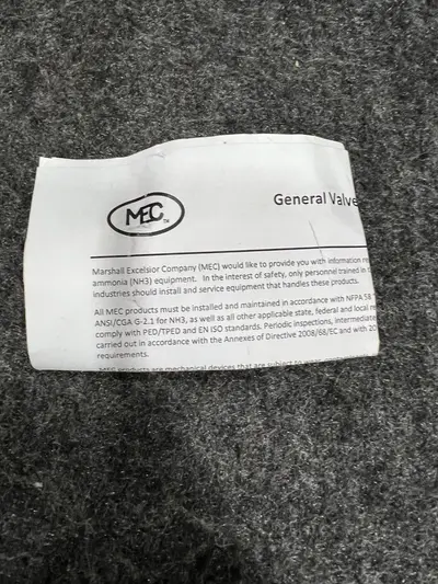 MEC Me820 Quick Acting Globe Valve W/ Stainless Steel Vent Valve - Thumbnail 9
