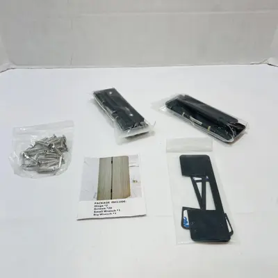 Mengshi Ultra-Thin Hidden Door Hinges Invisible Hinge for Secret Door Heavy Duty - Thumbnail 4
