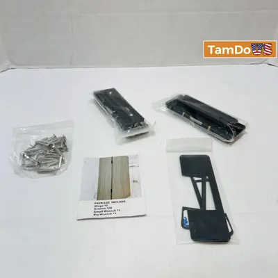Mengshi Ultra-Thin Hidden Door Hinges Invisible Hinge for Secret Door Heavy Duty - Thumbnail 5