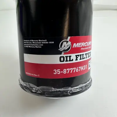 Mercury Marine 35-877767K01 Engine Oil Filter FOR Mercury Outboard Engines - Thumbnail 3