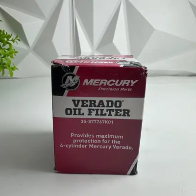 Mercury Marine 35-877767K01 Engine Oil Filter FOR Mercury Outboard Engines - Thumbnail 2