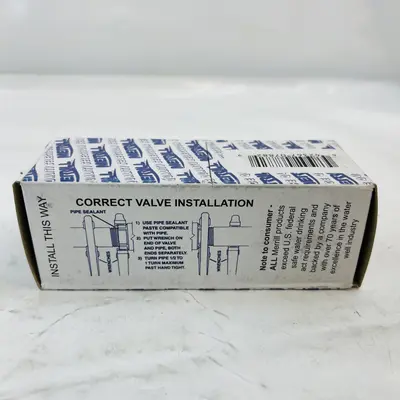 Merrill FVNL100 1” Brass Foot Valve | No-Lead | 710 Series | 1” FNPT - Thumbnail 6