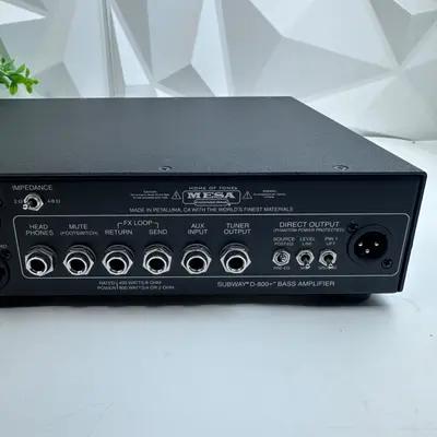 Mesa Boogie Subway D-800+ Lightweight 800-Watt Class D Bass Amplifier Head D8P - Thumbnail 6
