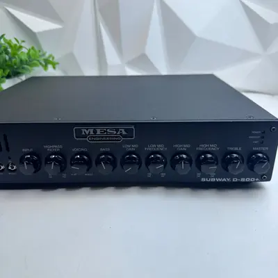 Mesa Boogie Subway D-800+ Lightweight 800-Watt Class D Bass Amplifier Head D8P - Thumbnail 2