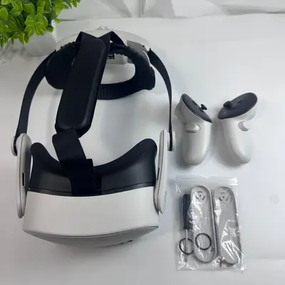 Meta Quest 3S 128GB VR Headset Model P97 All-In-One Mixed Reality Controllers - Thumbnail 7
