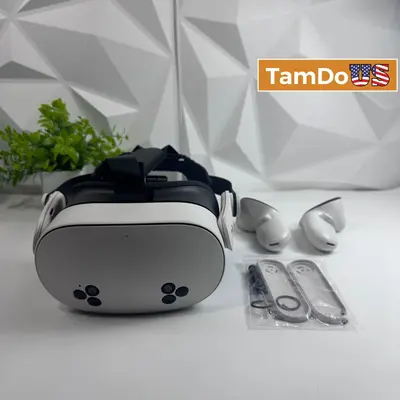 Meta Quest 3S 128GB VR Headset Model P97 All-In-One Mixed Reality Controllers - Good - Real photo at TamDo.us