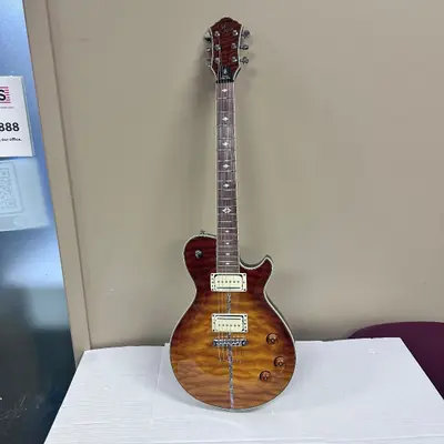 Michael Kelly Custom Collection Tobacco Burst Solid Body Electric Guitar - Thumbnail 2