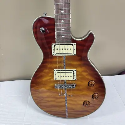 Michael Kelly Custom Collection Tobacco Burst Solid Body Electric Guitar - Thumbnail 3