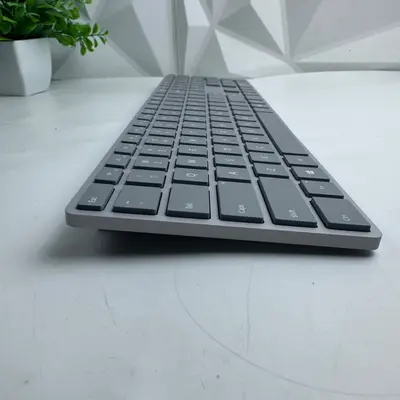 Microsoft Surface Keyboard Model 1742 Wireless Bluetooth Desktop Keyboard Gray - Thumbnail 2