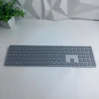 Microsoft Surface Keyboard Model 1742 Wireless Bluetooth Desktop Keyboard Gray - Thumbnail 8