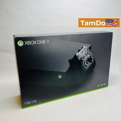 Microsoft Xbox One X 1TB Console - Black - Excellent - Real photo at TamDo.us