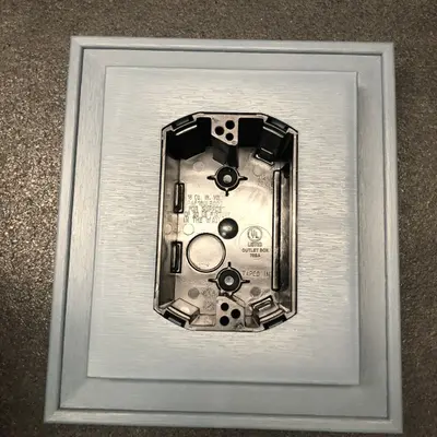 Mid-America MountMaster Electrical Block 7"x8" Centered Outlet Box FOR Siding - Thumbnail 3