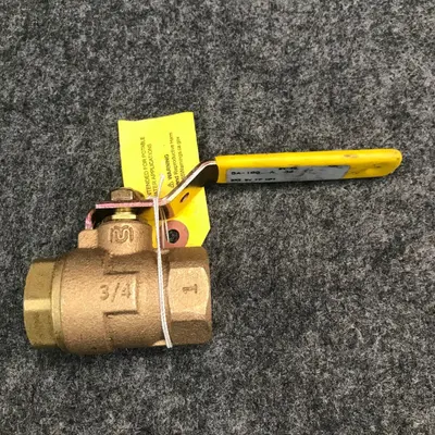 Milwaukee 3/4" Bronze Ball Valve Full Port NPT - Thumbnail 1