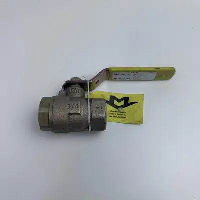 Milwaukee 3/4" Bronze Ball Valve Full Port NPT - Thumbnail 8