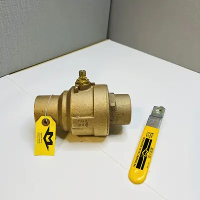Milwaukee BA-450 A-200 Bronze Ball Valve | 2" NPT - New - Real photo at TamDo.us
