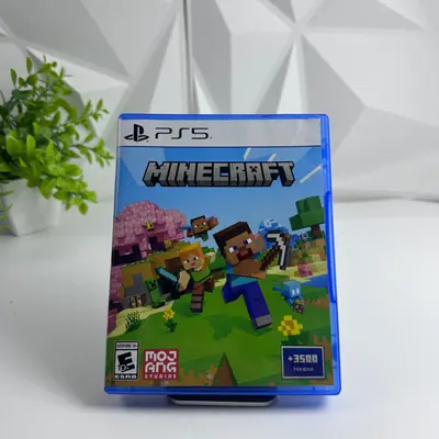 Minecraft Sony PlayStation 5 PS5 Disc Case Insert 3500 Tokens - Thumbnail 5