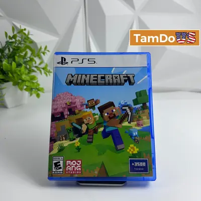 Minecraft Sony PlayStation 5 PS5 Disc Case Insert 3500 Tokens - New Open Box - Real photo at TamDo.us