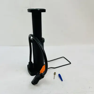 Mini Foot Pump Portable Bike Tire Inflator with Hose & Needle - Thumbnail 3