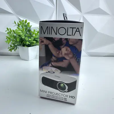 Minolta Mini Projector HD, Portable Home Theater, Remote, SD Card Reader - Thumbnail 3
