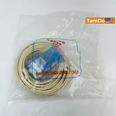 Misters for Outside Patio 12 Mist Nozzles Brass Adapter - Thumbnail 3