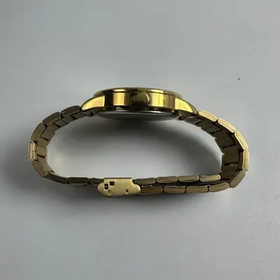 Miykon Mens Watch Gold Tone Crystal Hour Markers IP Plated Y2G70-2130 Japan Movt - Thumbnail 3